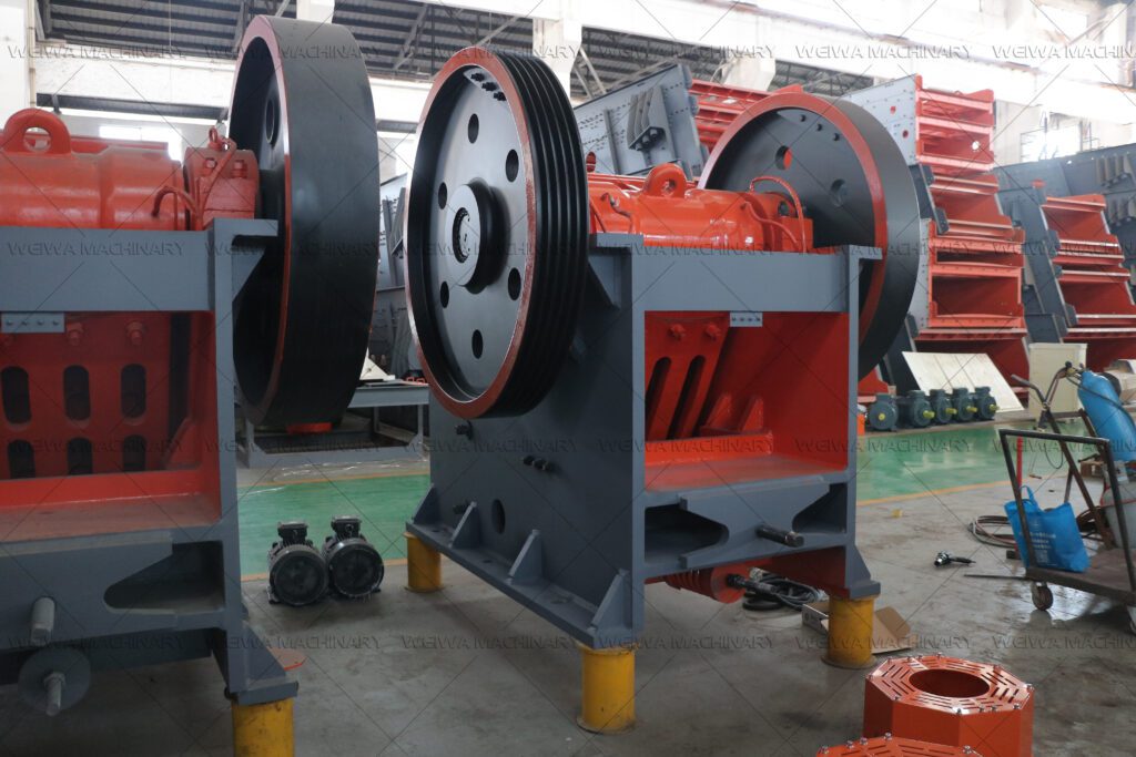 jaw crusher in factory