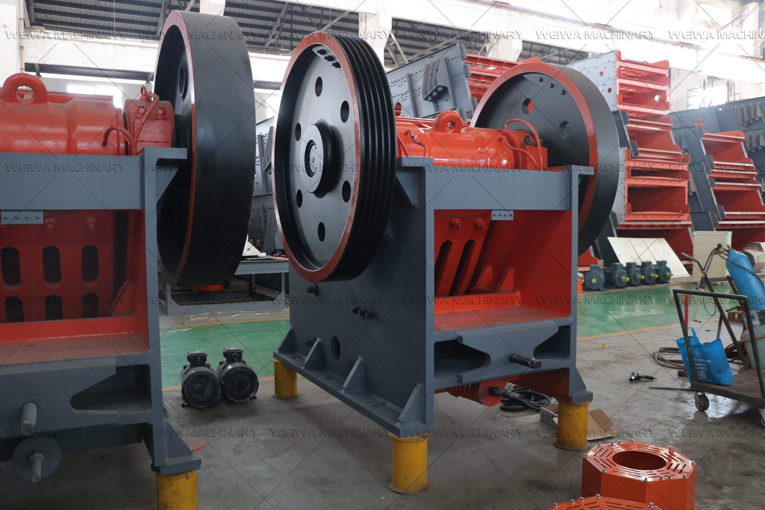 jaw crusher in factory