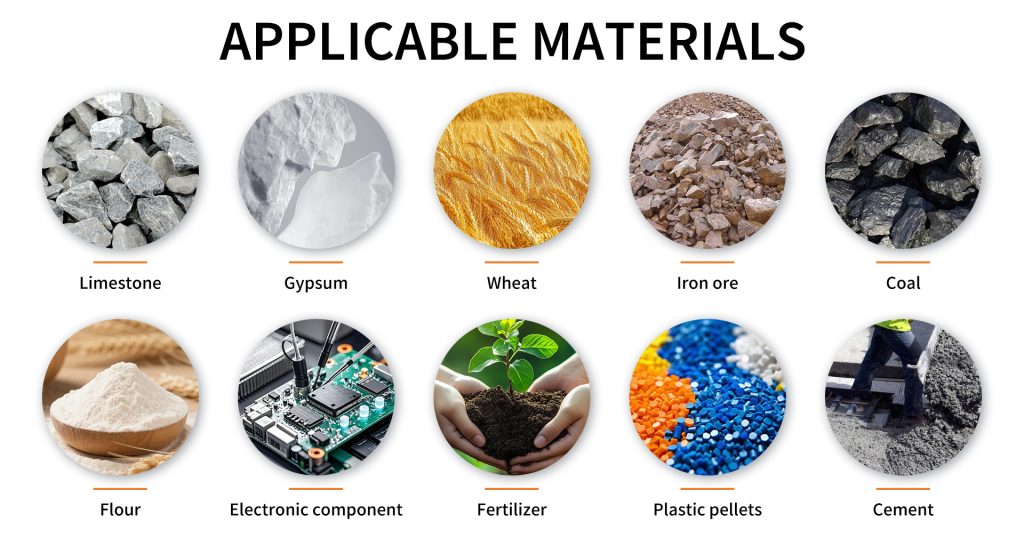 Vibrating feeder raw materials