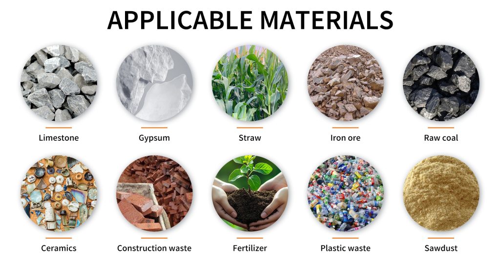 Vibrating screen raw materials