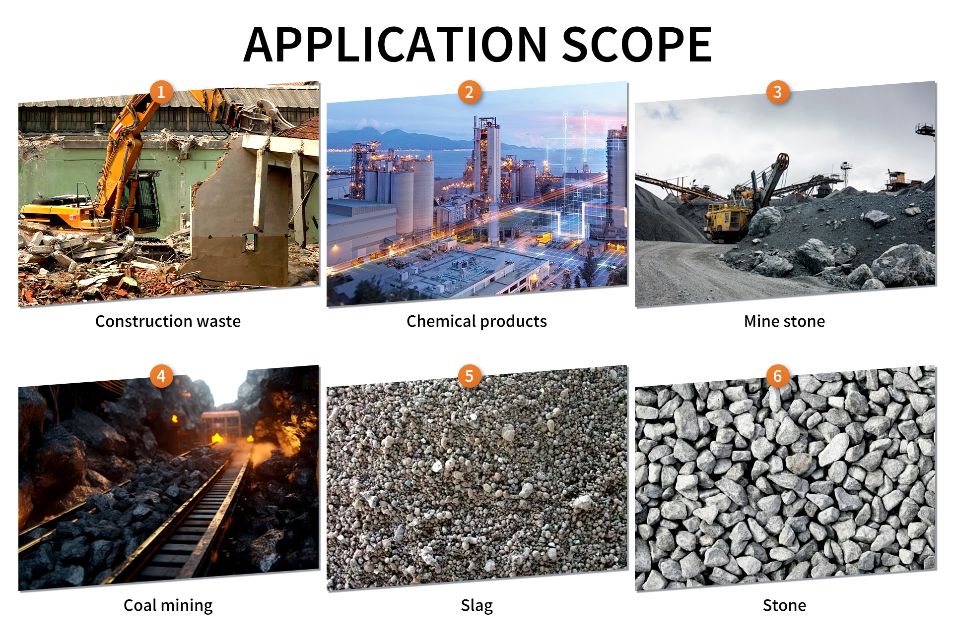 The application scope of jaw crushers