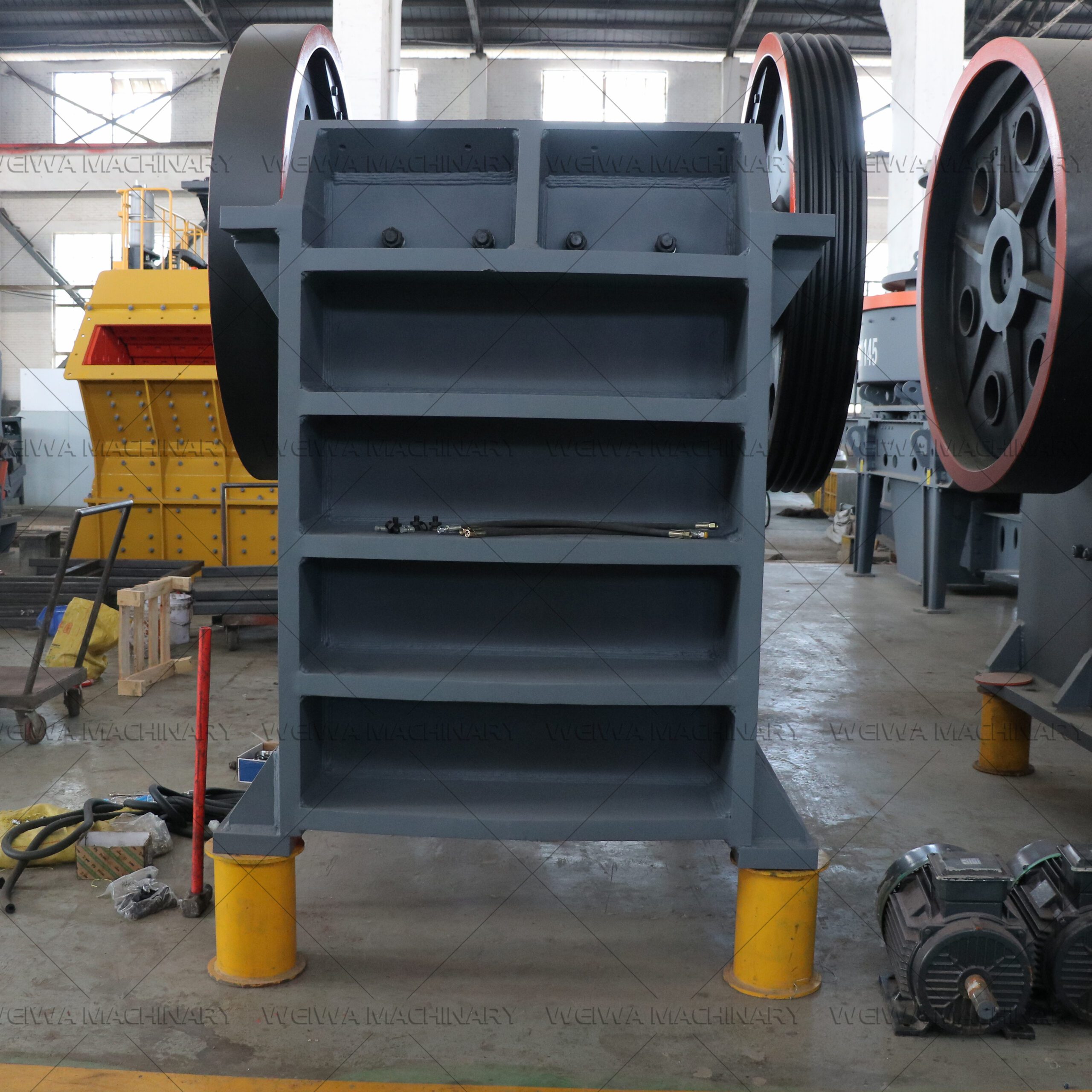 jaw crusher in factory